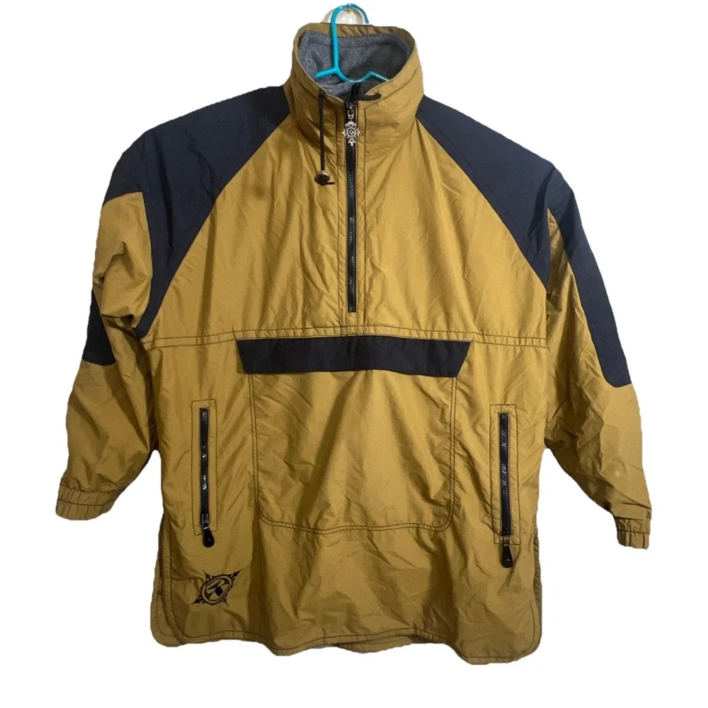 Vintage 90s OP Ocean Pacific‎ Tech Jacket Men's Sz XL Pullover Coat Snowboarding